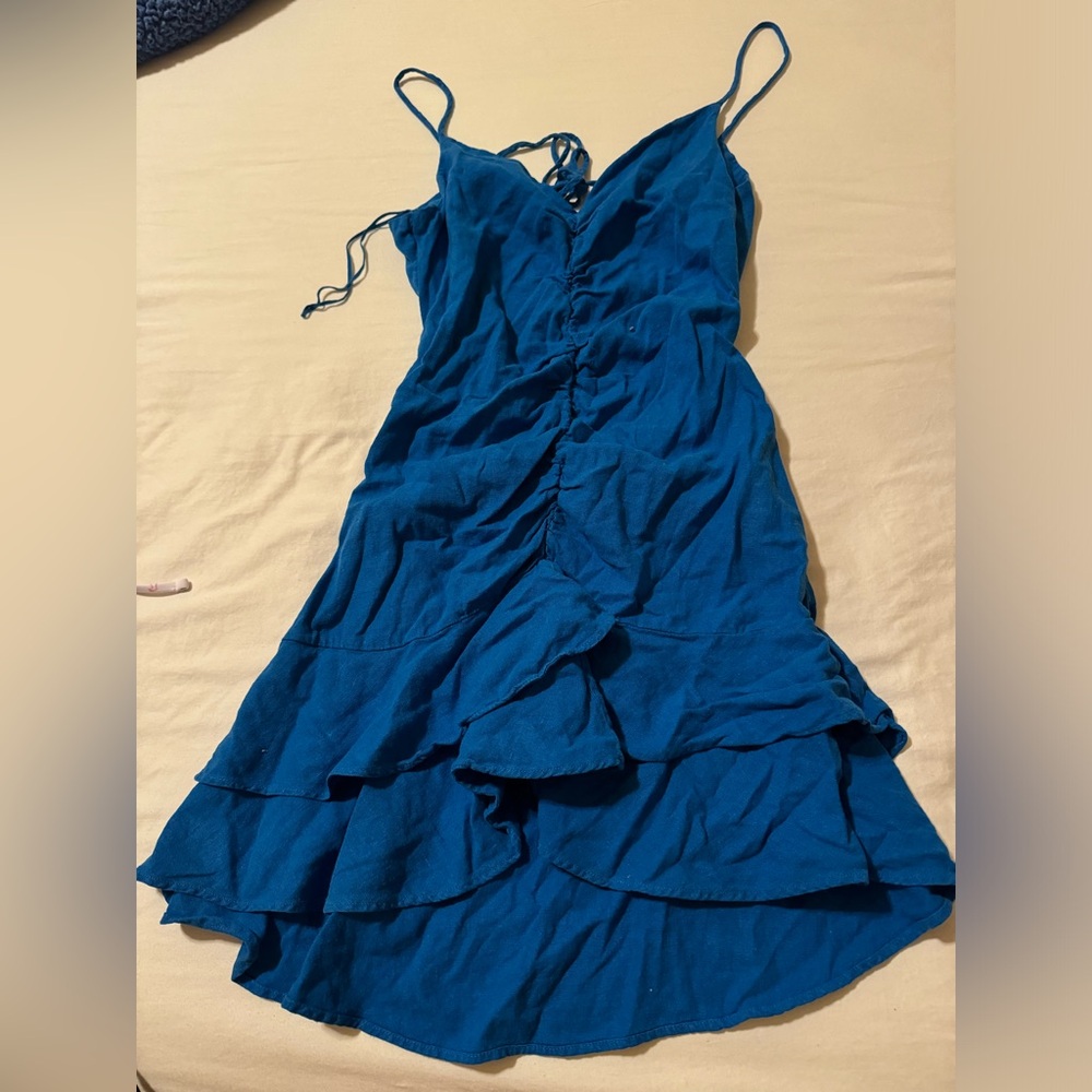 Blue Zara dress